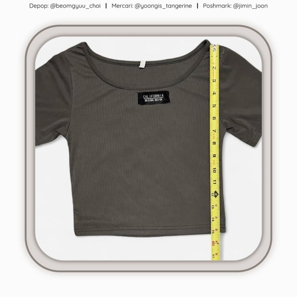 2-in-1 ribbed crop top set! ✨ - Picture 4 of 7